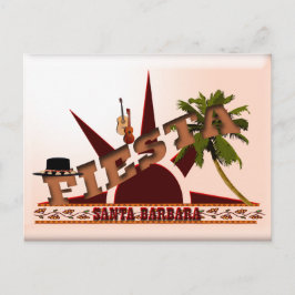 Santa Barbara Fiesta Postkarte