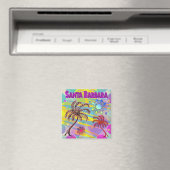 Santa Barbara Happy and Hope Magnet (In Situ (Geschirrspüler))