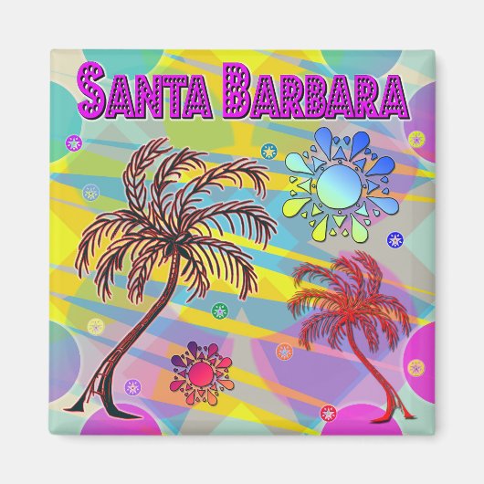 Santa Barbara Happy and Hope Magnet (Vorne)