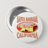 Santa Barbara Kalifornien Button (Vorne & Hinten)