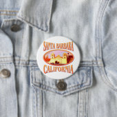 Santa Barbara Kalifornien Button (Beispiel)