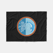 Santa Barbara Kalifornien Dolphin Ca Urlaubsandenk Fleecedecke (Vorderseite (Horizontal))