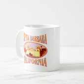 Santa Barbara Kalifornien Kaffeetasse (Vorderseite Links)
