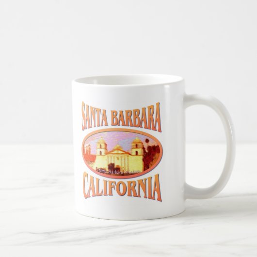 Santa Barbara Kalifornien Kaffeetasse (Rechts)