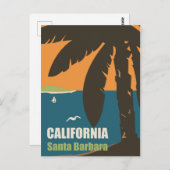 Santa Barbara, Kalifornien Postkarte (Vorne/Hinten)