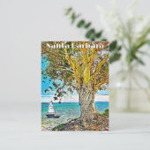 Santa Barbara, Kalifornien Postkarte (Stehend Vorderseite)