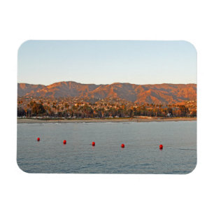 Santa Barbara, Kalifornien, Sonnenuntergangsberge Magnet