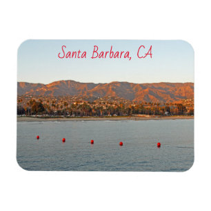 Santa Barbara, Kalifornien, Sonnenuntergangsberge Magnet