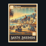 Santa Barbara, Kalifornien | VINTAG Postkarte<br><div class="desc">Mit unserer bezaubernden Vintagen Postkarte Santa Barbara bringen Sie die Sonne in Santa Barbara. Dieses wunderbare Nostalgie-Stück fasziniert das Wesen dieses Küstenparadieses und macht es zum perfekten Geschenk für jeden, der von der idyllischen Schönheit Kaliforniens träumt. Entdecken Sie, warum diese Postkarte ein geschätzter Sake und eine charmante Ergänzung Ihrer Sammlung...</div>