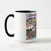 Santa Barbara Karte Kaffeemaschine Tasse (Links)