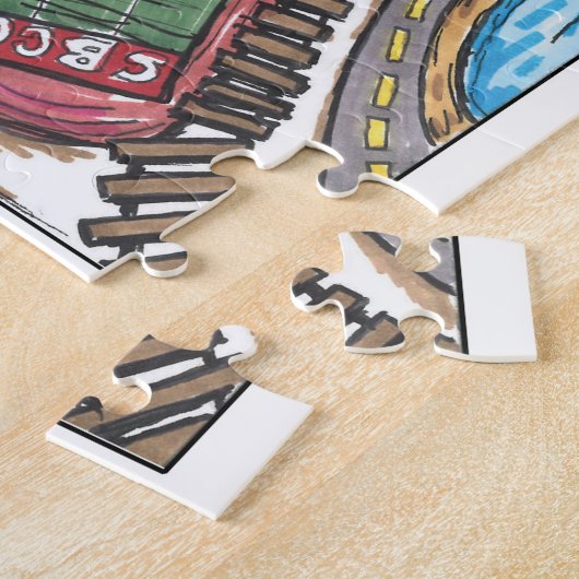 Santa Barbara Karte Puzzle (Seite)