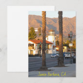 Santa Barbara Leuchtturm, California Card (Vorne/Hinten)