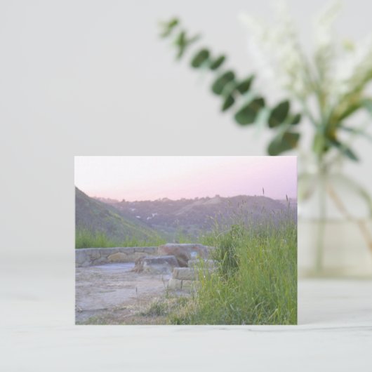 Santa Barbara Mesa View Postkarte (Stehend Vorderseite)