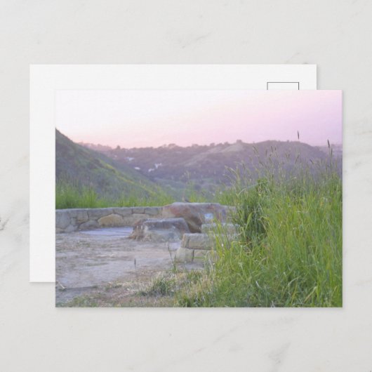 Santa Barbara Mesa View Postkarte (Vorne/Hinten)