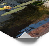 Santa Barbara Mission Fotain Poster (Ecke)