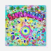Santa Barbara Mystic Dance Magnet (Vorne)