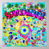 Santa Barbara Mystischer Tanz Poster (Vorne)