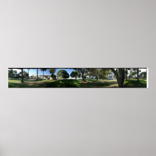 Santa Barbara Panorama - Pershing Park Poster