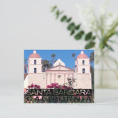 Santa Barbara Postkarte (Stehend Vorderseite)