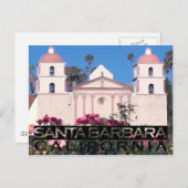 Santa Barbara Postkarte (Vorne/Hinten)