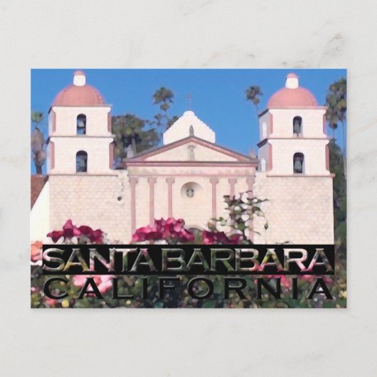 Santa Barbara Postkarte (Vorderseite)