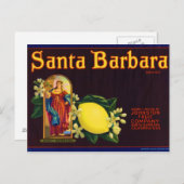 Santa Barbara Postkarte (Vorne/Hinten)