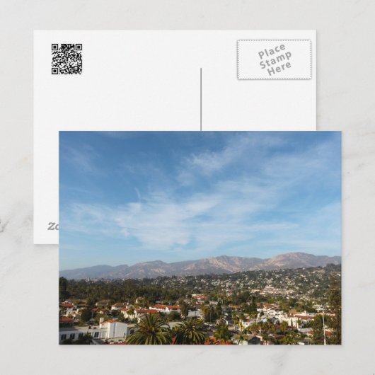 Santa Barbara Postkarte (Vorne/Hinten)