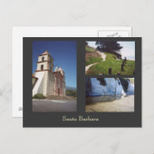 Santa Barbara Postkarte (Vorne/Hinten)