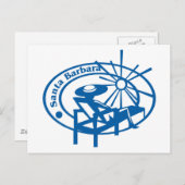 Santa Barbara Postkarte (Vorne/Hinten)