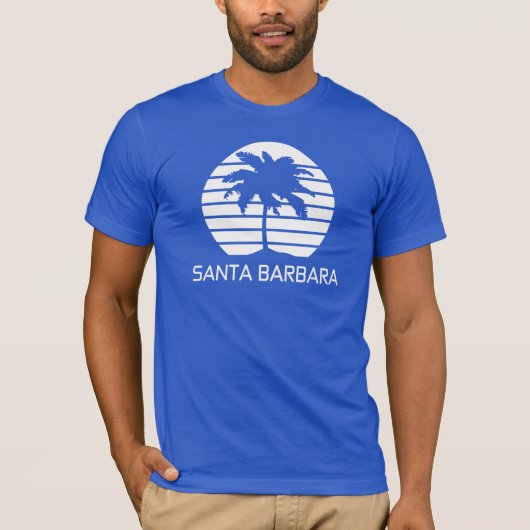 Santa Barbara Retro T-Shirt (Vorderseite)