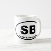 Santa Barbara SB Kaffeetasse (VorderseiteRechts)