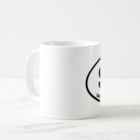 Santa Barbara SB Kaffeetasse (Vorderseite Links)