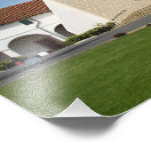 Santa Barbara Spanische Mission, Kalifornien Fotodruck (Ecke)