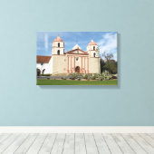 Santa Barbara Spanische Mission, Kalifornien Leinwanddruck (Insitu (Holzboden))