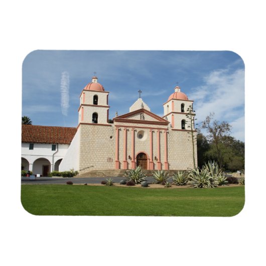 Santa Barbara Spanische Mission, Kalifornien Magnet (Horizontal)