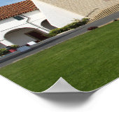 Santa Barbara Spanische Mission, Kalifornien Poster (Ecke)