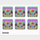Santa Barbara Summer Liebe Sticker (Blatt)