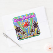 Santa Barbara Summer Liebe Sticker (Umschlag)