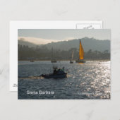 Santa Barbara Sunset Products, Kalifornien Postkarte (Vorne/Hinten)