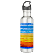 Santa Barbara Sunset Wasserflasche