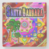 Santa Barbara Tropical Friends Untersetzer (Vorderseite)
