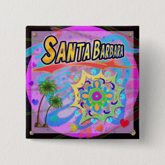 Santa Barbara True Progress Button (Vorderseite)