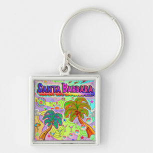 Santa Barbara Urlaub Ziel Schlüsselanhänger