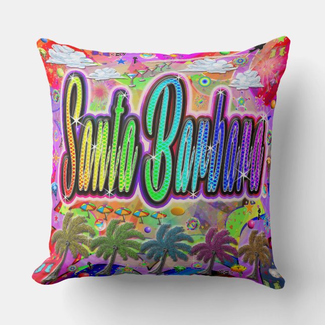 Santa Barbara Vista Express Pillow Kissen (Vorderseite)