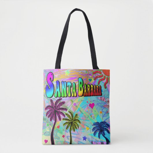 Santa Barbara Vivid Romance Tote Bag Tasche (Vorderseite)