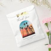 Santa Barbara Wedding Vielen Dank Sunset Foto Geschenktütchen (Versiegelt)