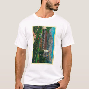 Santa Barbaraauftrag und -boden T-Shirt
