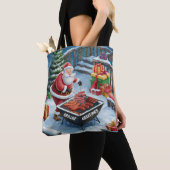 Santa Barbecue Weihnachten Tasche (Von Nahem)