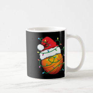 Santa Basketball Sportball Männer Jungen Weihnacht Kaffeetasse
