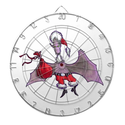 Santa Bat Dartboard Dartscheibe (vorne)